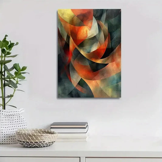 Beautiful Modern Abstract Versatile Painting 40x60cm Metal Print Ready to Hang - Bella Home Decor