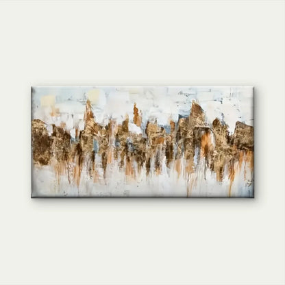Urban Landscape Abstract Wall Art Canvas Office Home Room Framed 120x60cm