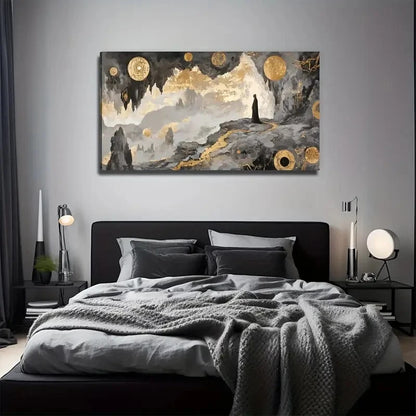 Man In The World Exotic Dark Wall Art Canvas Office Home Room Framed 120x60cm