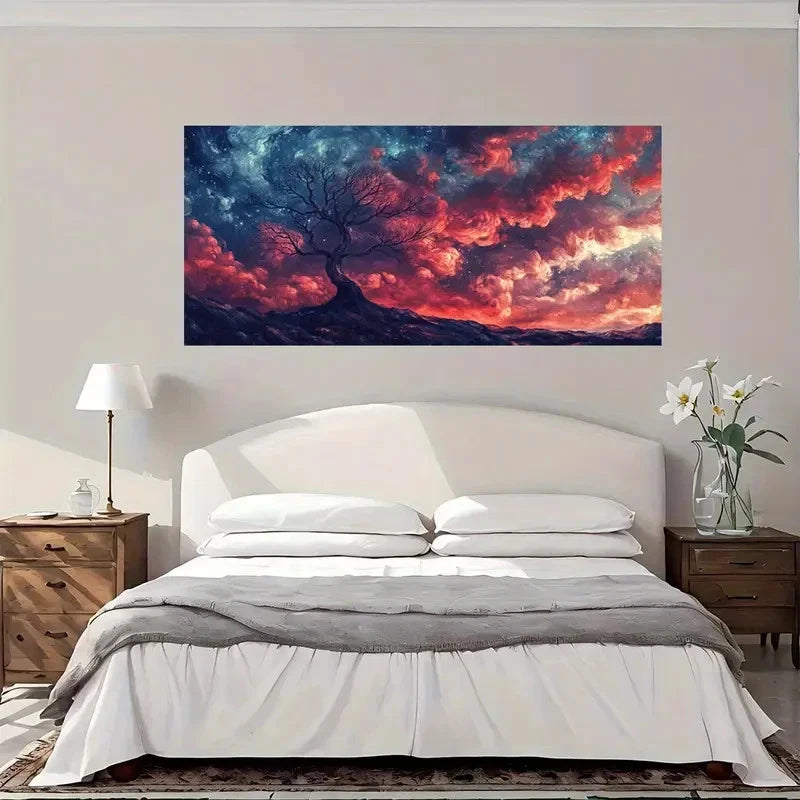 Whispering Winds Of The Desert Wall Art Canvas Office Home Room Framed 120x60cm
