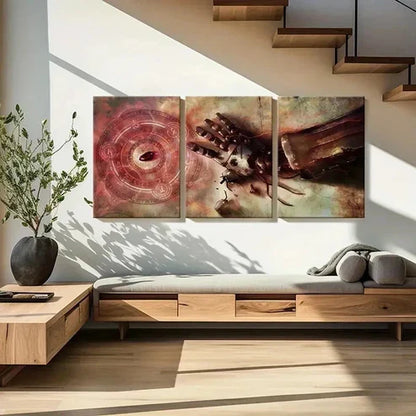 3pcs Fullmetal Alchemist Anime Decor Wall Art Canvas Unframed - High Quality Print 100% Australian Made Wall Canvas - Bella Home Decor