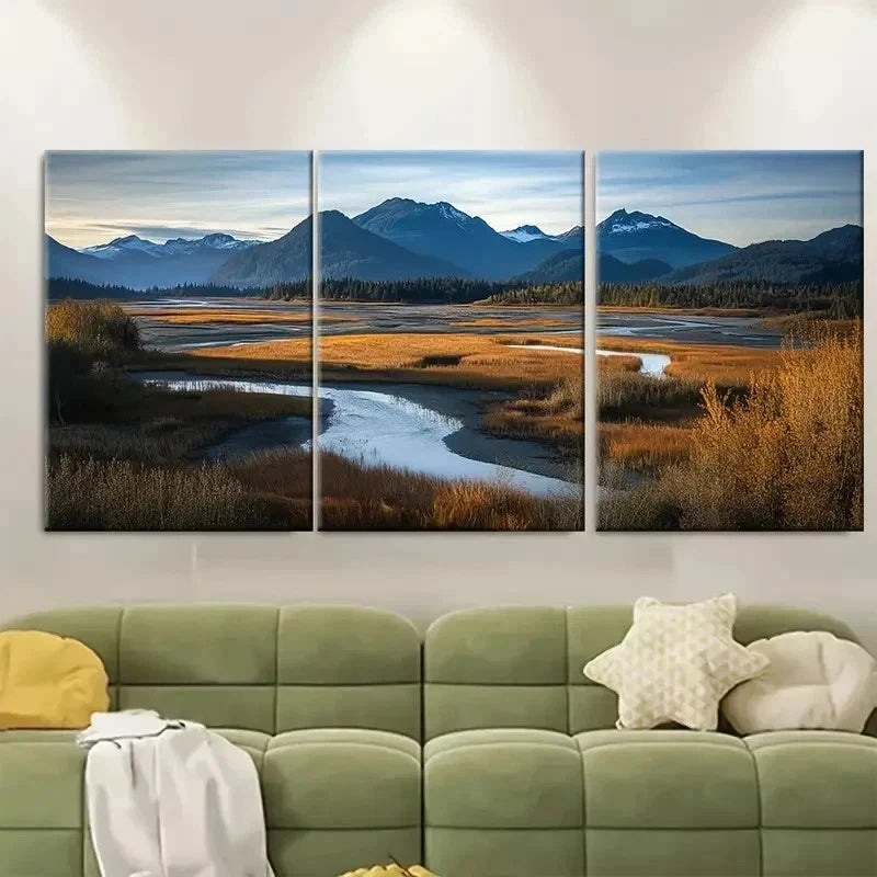 3pcs Cordova Travel Print Orca TI  Wall Art Set Canvas Framed 40x60cm - High Quality Print 100% Australian Made Wall Canvas Ready to Hang - Bella Home Decor