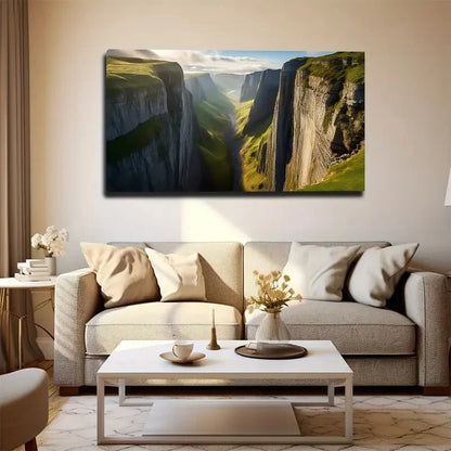 Magic Rift Valley Wall Art Canvas Office Home Room Framed 120x60cm