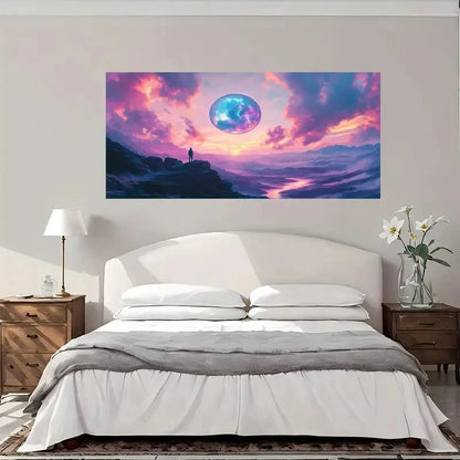 Cosmic Sky Decorative Wall Art Canvas Office Home Room Framed 120x60cm