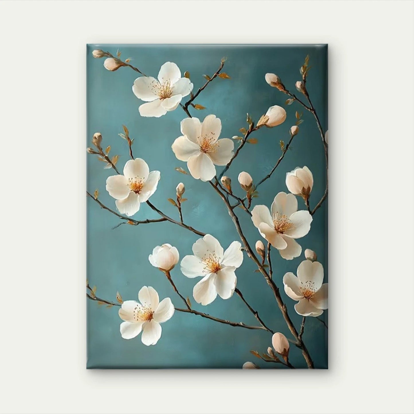 The Branches Of Blooming Cherry Tree Metal Print Ready to Hang