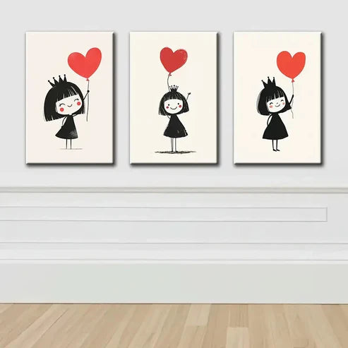 3pcs Modern Black & White Geometric Wall Art Set Canvas Unframed - High Quality Print 100% Australian Made Wall Canvas