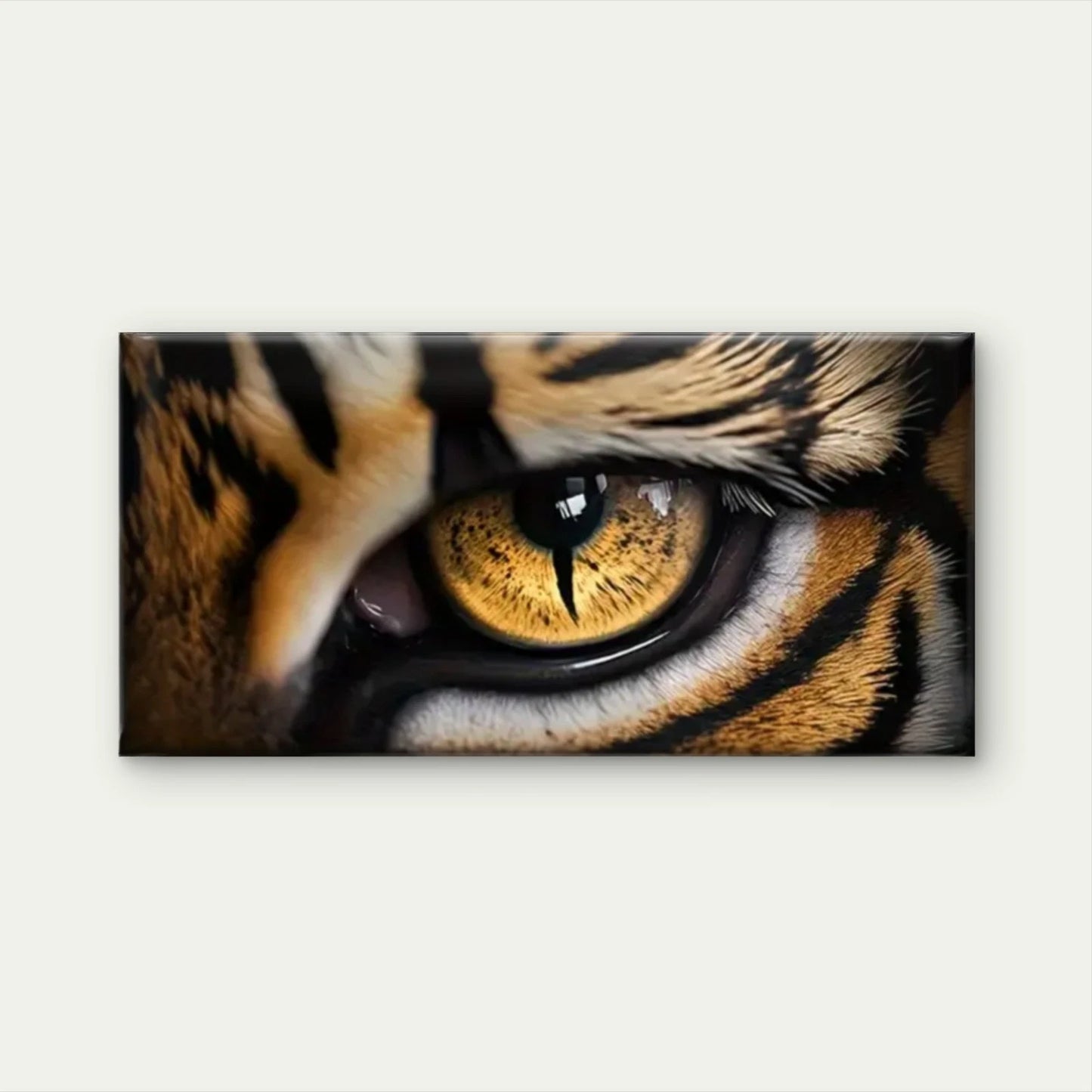 Eye Of The Tiger Perfect Wall Art Canvas Office Home Room Framed 120x60cm