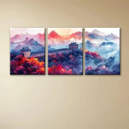 3pcs The Beautiful Views Perfect Great Wall Art Set Canvas Unframed - High Quality Print 100% Australian Made Wall Canvas