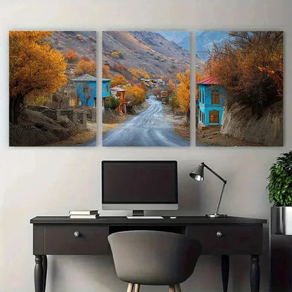 3pcs Traditional Wooden Afghanistan Perfect Wall Art Canvas Unframed – High Quality Print 100% Australian Made Wall Canvas