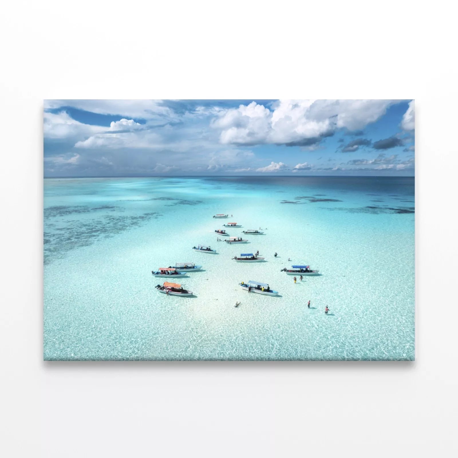 Vibrant Mnemba Island, Zanzibar  Wall Art Decor 100% Australian Made - Bella Home Decor