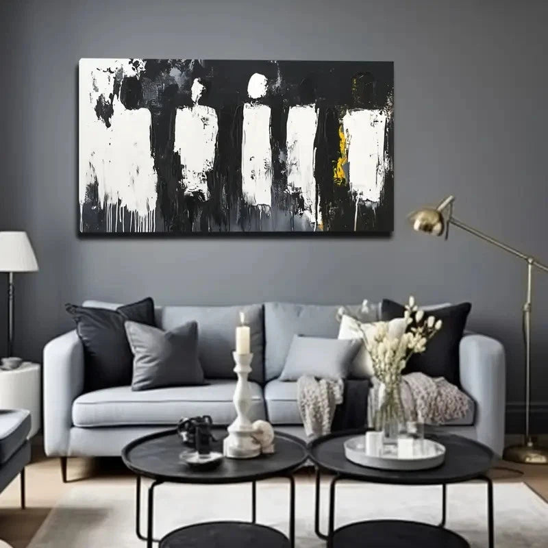 Appears Be The Figure Outline Wall Art Canvas Office Home Room Framed 120x60cm