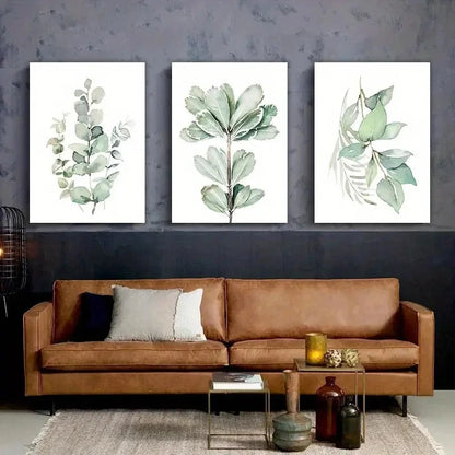 3pcs vertical Oblong Modern Framed  Canvas Framed 50x70cm - High Quality Print 100% Australian Made Wall Canvas Ready to Hang - Bella Home Decor