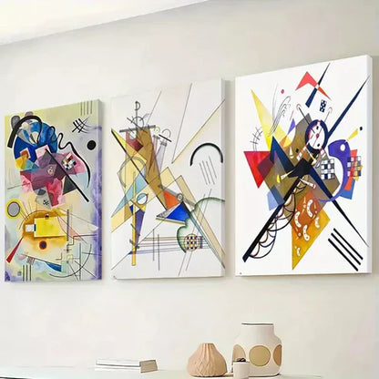 3pcs Abstract Modern Art Wall Art Canvas Unframed - High Quality Print 100% Australian Made Wall Canvas - Bella Home Decor
