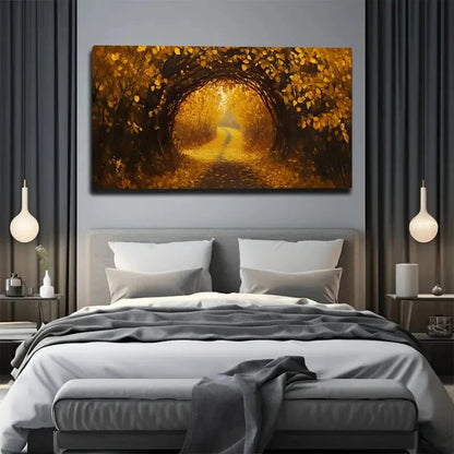 Extremely Romantic Road Wall Art Canvas Office Home Room Framed 120x60cm