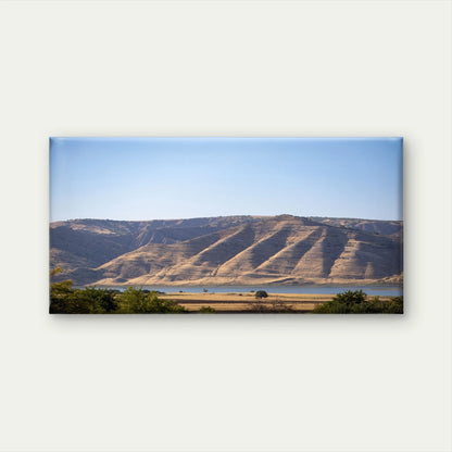 Hilly Mountain Landscape Wall Art Canvas Office Home Framed 120x60cm