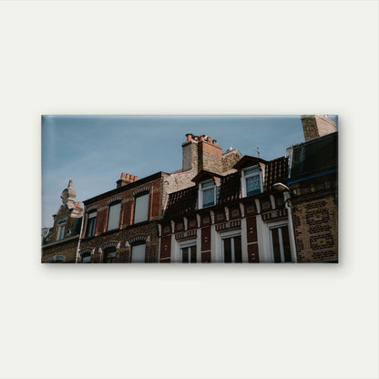 Vintage European City Architecture Wall Art Canvas Office Home Framed 120x60cm