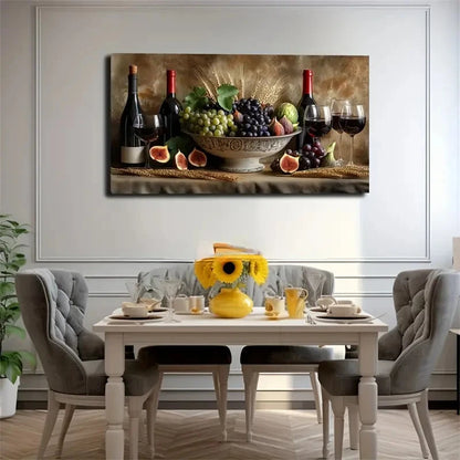 Three Bottles Of Red Wine Wall Art Canvas Office Home Room Framed 120x60cm