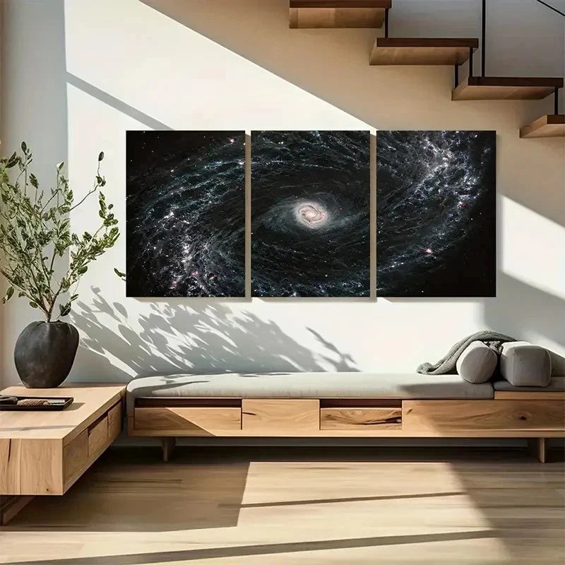 3pcs James Webb Space Telescope Metal Print Ready to Hang Art