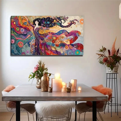 Colorful Fairy Suitable Wall Art Canvas Office Home Room Framed 120x60cm