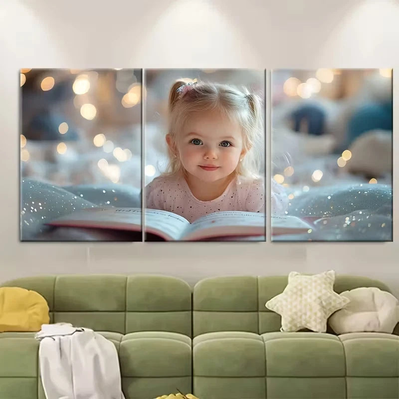 3pcs Children's Book Metal Print Ready to Hang Art - Bella Home Decor
