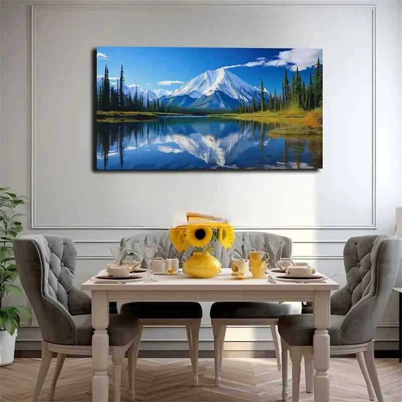 Color Mixing Free Unrestrained Wall Art Canvas Office Home Room Framed 120x60cm