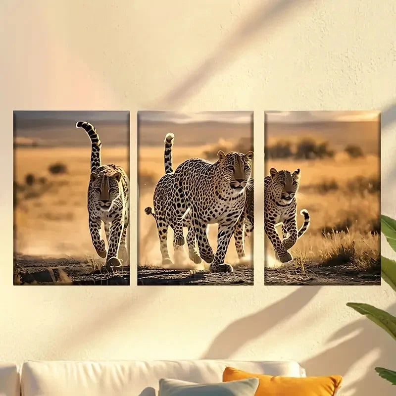 3pcs a group of che ches Wall Art Set Canvas Framed 60x90cm - High Quality Print 100% Australian Made Wall Canvas Ready to Hang - Bella Home Decor