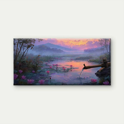 Japanese-Inspired Landscape Wall Art Canvas Office Home Room Framed 120x60cm