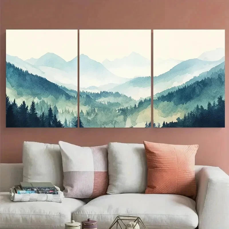 3pcs Preov Slovakia, Travel City Illustration Metal Print Ready to Hang Art - Bella Home Decor