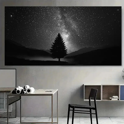 Huge Beautiful Scenery Pine Wall Art Canvas Office Home Room Framed 120x60cm