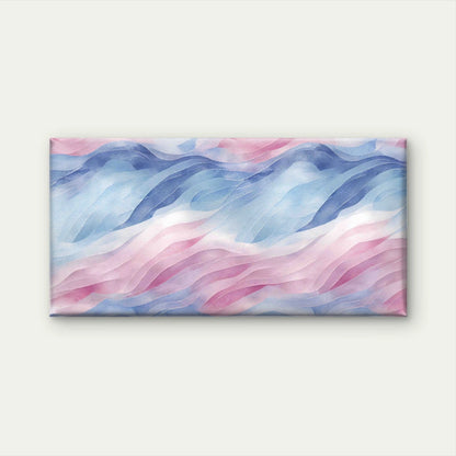 Blue Pink Swirls Wall Art Canvas Office Home Room Framed 120x60cm - Bella Home Decor