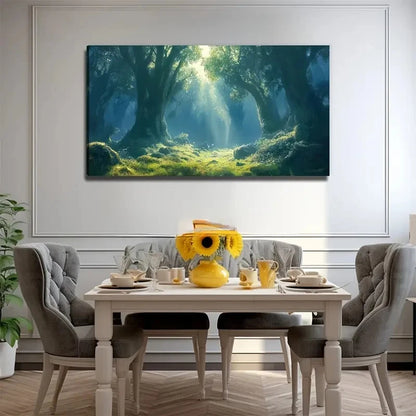 Gorgeous Light Suitable Wall Art Canvas Office Home Room Framed 120x60cm