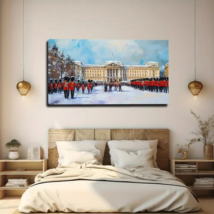 Majestic Winter Square Wall Art Canvas Office Home Room Framed 120x60cm