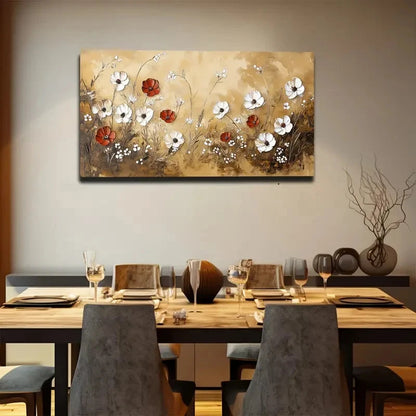 Tones of Beige & Brown Wall Art canvas office home room framed 120x60cm