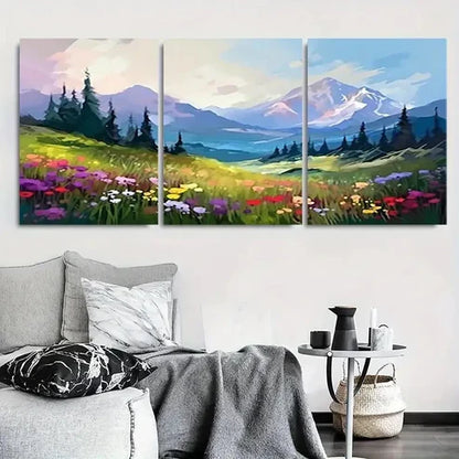 3pcs White Peony & Butterfly Botanical Wall Art Canvas Unframed - High Quality Print 100% Australian Made Wall Canvas
