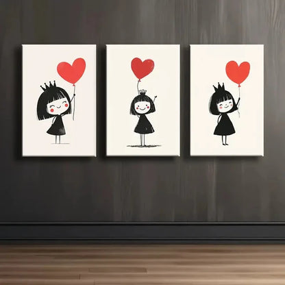 3pcs Modern Black & White Geometric Wall Art Set Canvas Unframed - High Quality Print 100% Australian Made Wall Canvas