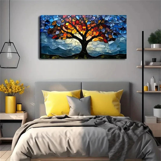 Modern Minimalist Home Decor Wall Art Canvas Office Home Room Framed 120x60cm