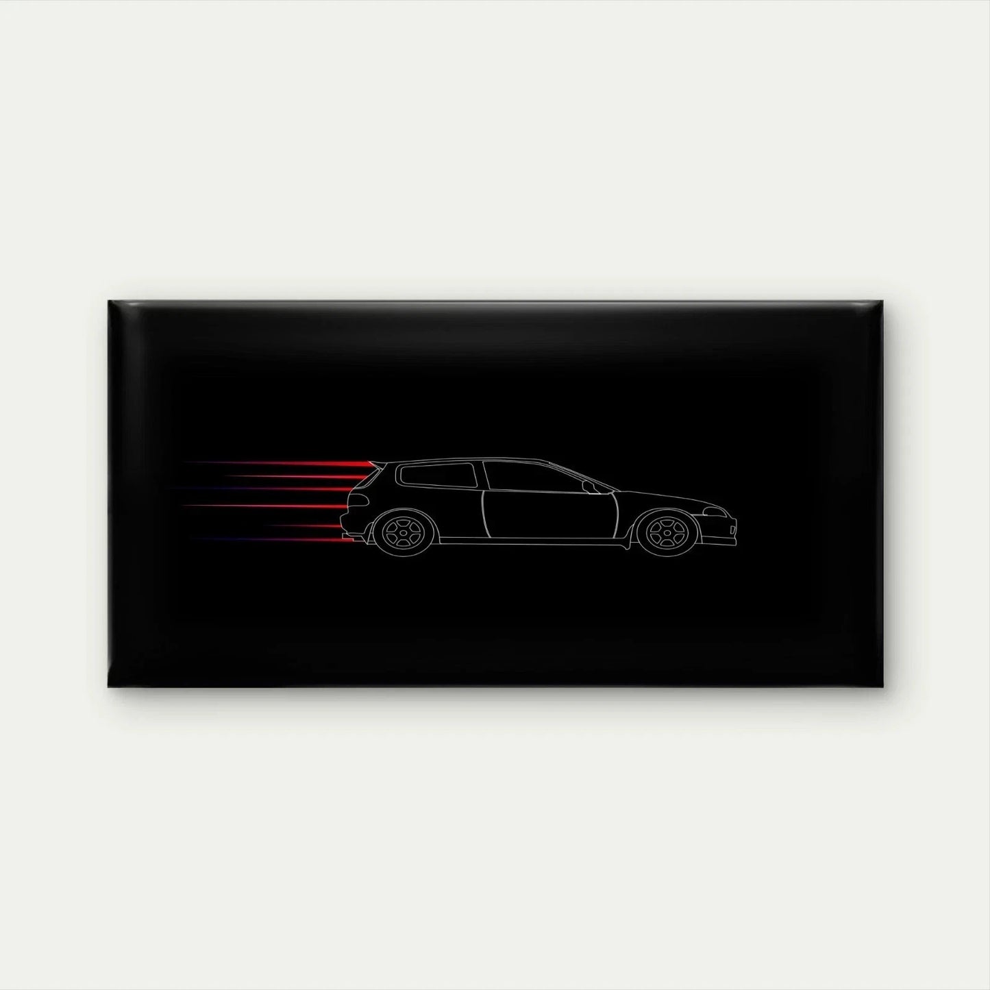Fifth-Generation Honda Civic Wall Art Canvas Office Home Room Framed 120x60cm