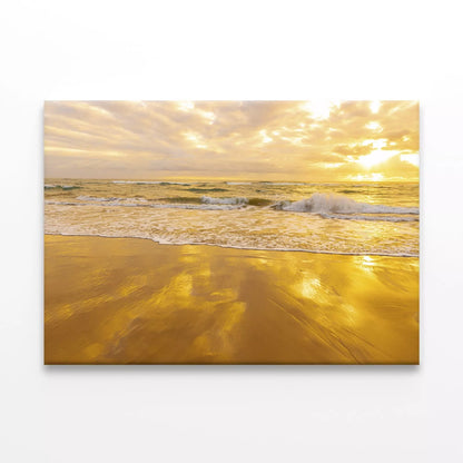 Sandy Shores Of Lydgate Beach Wall Art Decor 100% Australian Made - Bella Home Decor