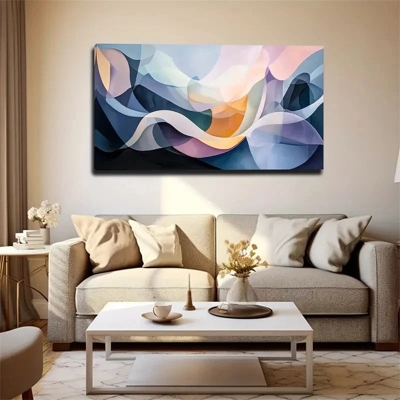 Abstract Patterns Decoration Wall Art Canvas Office Home Room Framed 120x60cm
