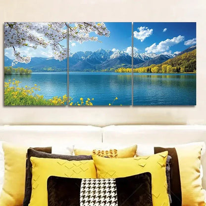 3pcs Lijiang, Yunnan, Luxurious Wall Art Set Canvas Unframed - High Quality Print 100% Australian Made Wall Canvas