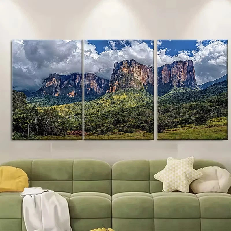 3pcs Venezuela Art Metal Print Ready to Hang Art