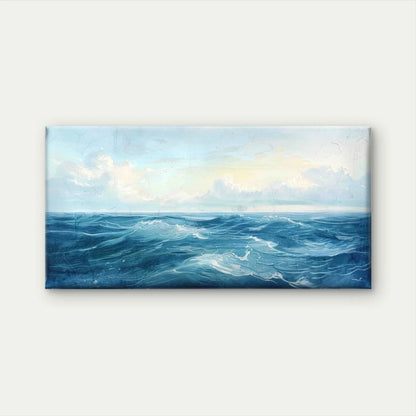 Beauty of the Open Sea Wall Art Canvas Office Home Room Framed 120x60cm