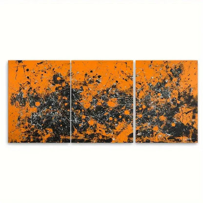 3pcs Jackson Pollock Abstract Painting Design Wall Art Canvas Unframed - High Quality Print 100% Australian Made Wall Canvas