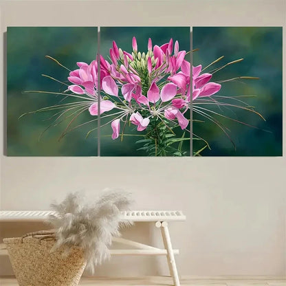 3pcs Spider And Flower Art Wall Art Set Canvas Framed 40x60cm - High Quality Print 100% Australian Made Wall Canvas Ready to Hang