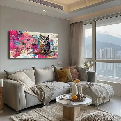 Multicolor Abstract Background Wall Art Canvas Office Home Room Framed 120x60cm - Bella Home Decor