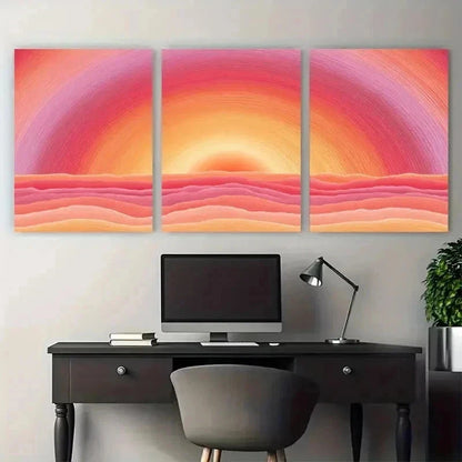 3pcs Aesthetic Beach House Trendy Perfect  Wall Art Set Canvas Framed 40x60cm - High Quality Print 100% Australian Made Wall Canvas Ready to Hang - Bella Home Decor