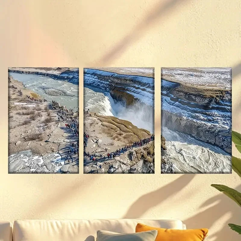 3pcs Active outdoor enthusiast Wall Art Set Canvas Framed 60x90cm - High Quality Print 100% Australian Made Wall Canvas Ready to Hang - Bella Home Decor