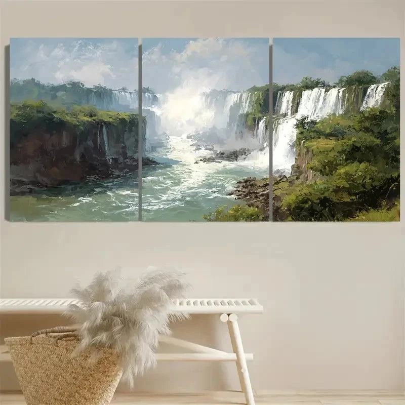3pcs Argentina North America Travel Print Wall Art Set Canvas Framed 60x90cm - High Quality Print 100% Australian Made Wall Canvas Ready to Hang - Bella Home Decor