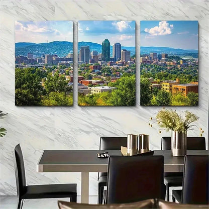 3pcs Midwest Scenic Landscape Travel Perfect Wall Art Set Canvas Framed 50x70cm - High Quality Print 100% Australian Made Wall Canvas Ready to Hang
