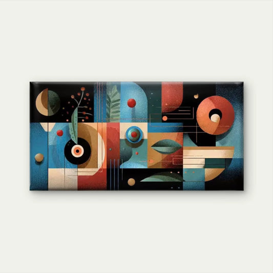 The Symphony of Shapes Wall Art Canvas Office Home Room Framed 120x60cm